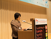 Prof. Fanny Cheung, Pro-Vice-Chancellor of CUHK gives a speech at the Opening Ceremony of the Conference